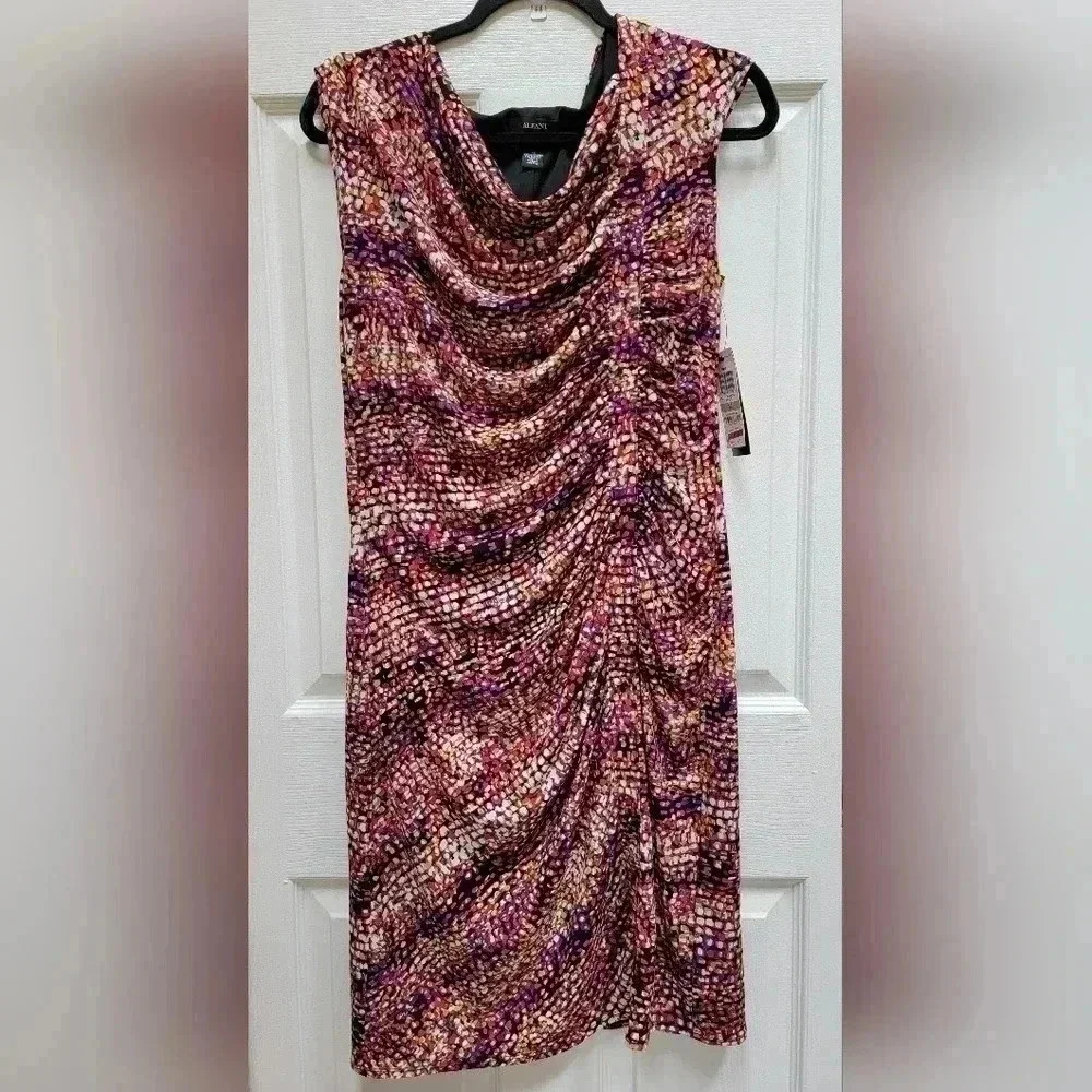 Alfani Women's Rio Dots Sleeveless Dress Size 12 NWT